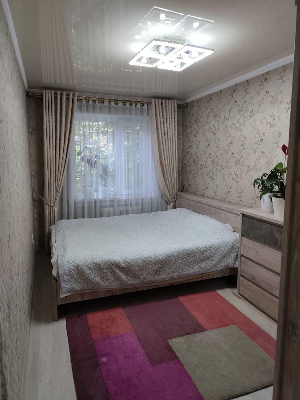 2 комнаты, 43 м², Центральная мечеть 104 серия, 1 этаж, Евроремонт: фото 3