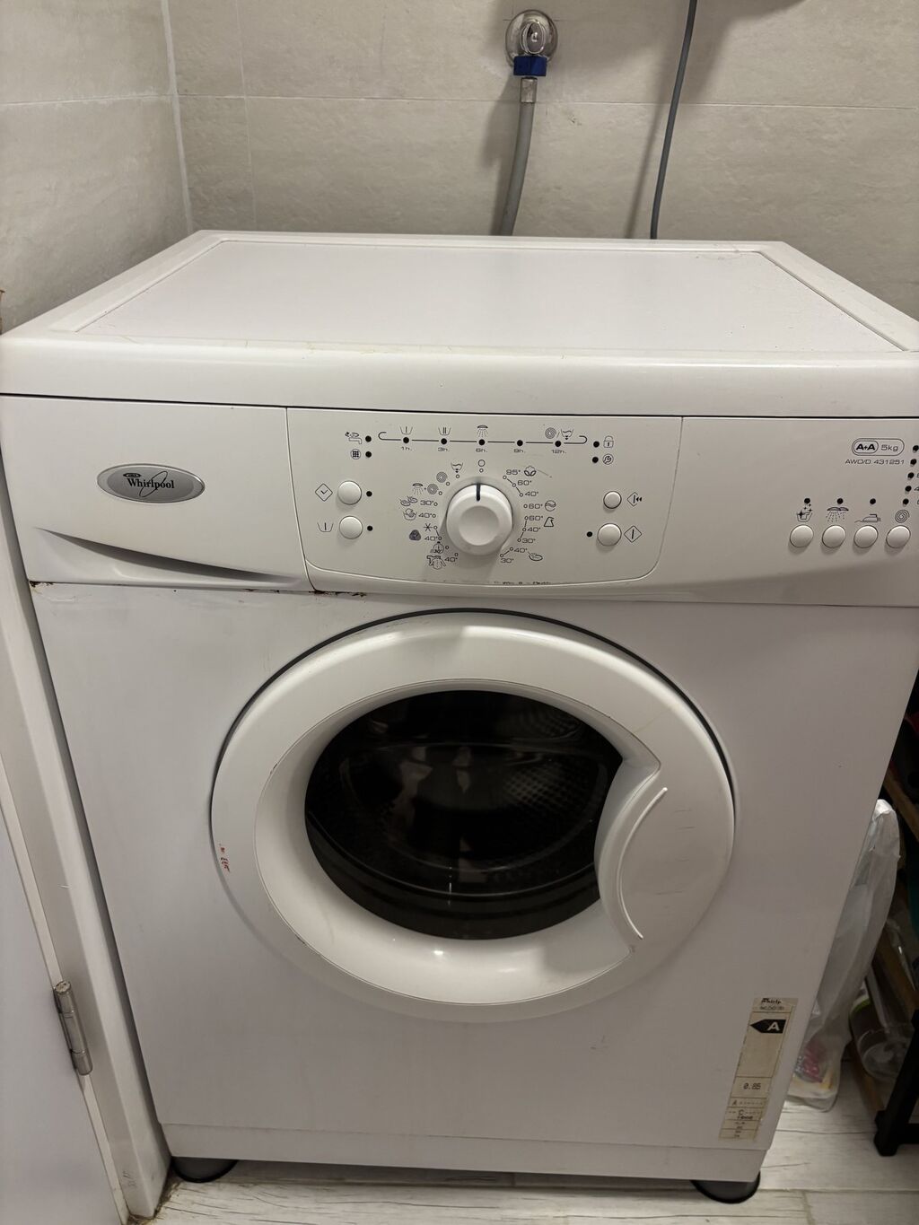 Mašine za pranje veša: Veš mašina Whirlpool AWO/D 431251 - Kapacitet pranja: 5 kg -