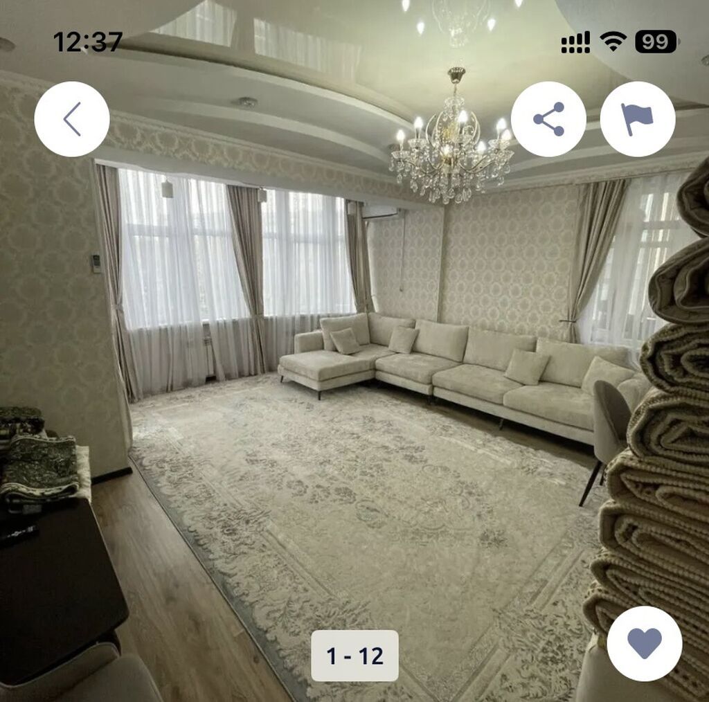 4 комнаты, 132 м², 7 мкр Элитка, 6 этаж, Евроремонт: фото 2