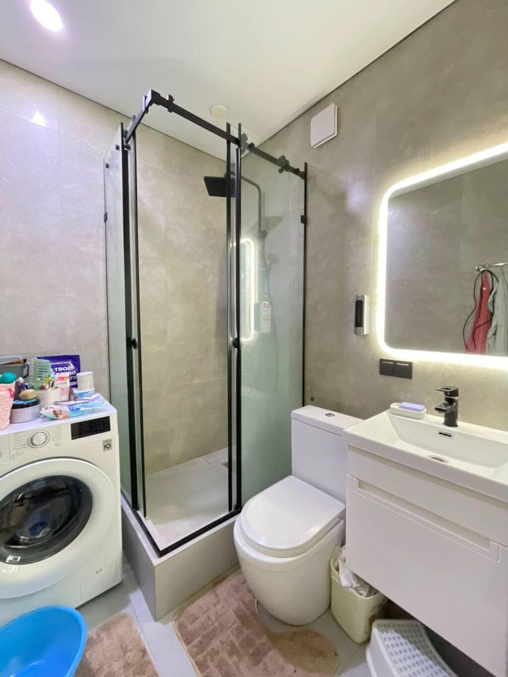 1 комната, 35 м², Кызыл Аскер 105 серия, 2 этаж, Евроремонт: фото 2