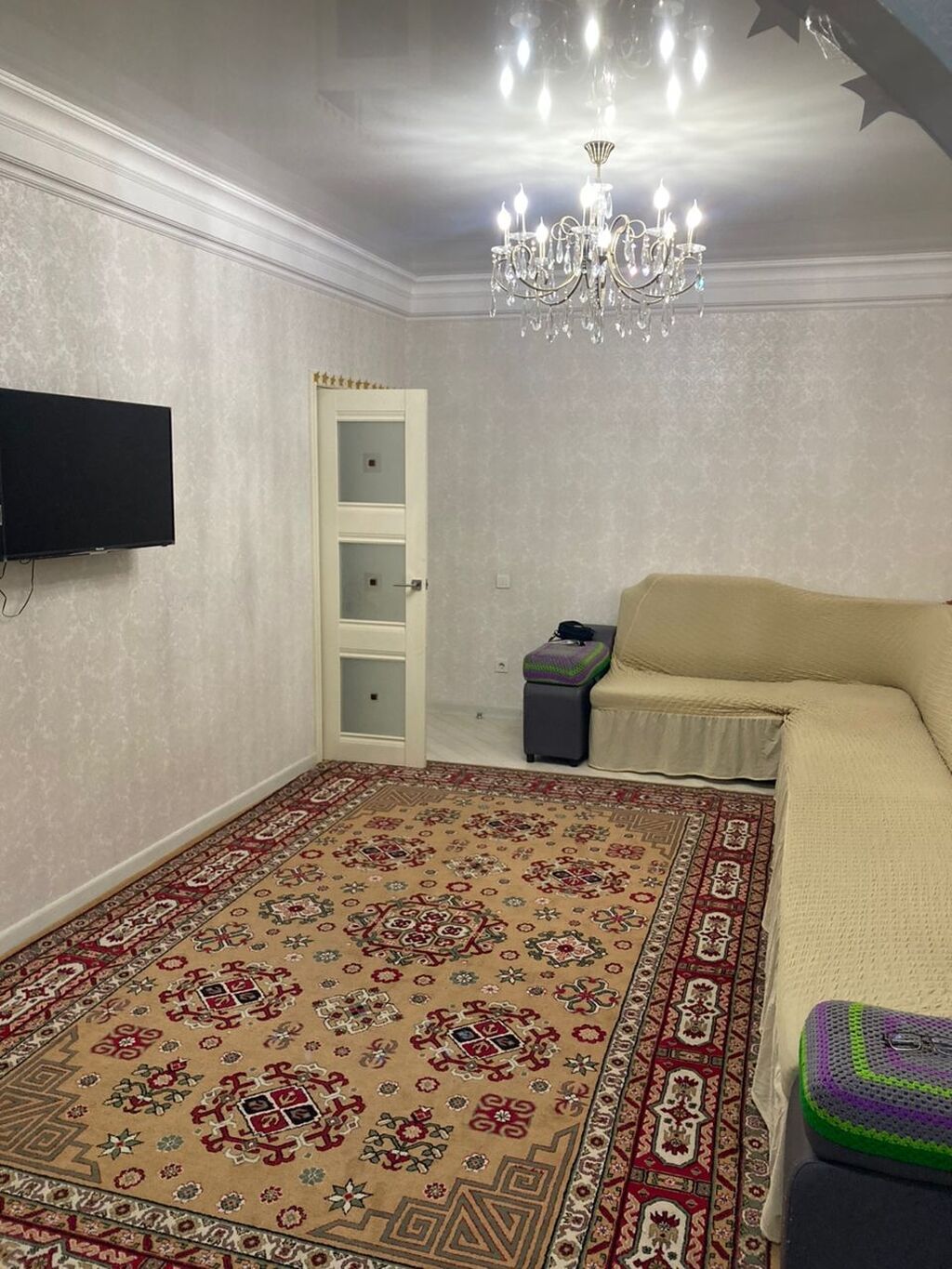 3 комнаты, 120 м², Ак-Кеме (старый аэропорт) Элитка, 2 этаж, Евроремонт: фото 3