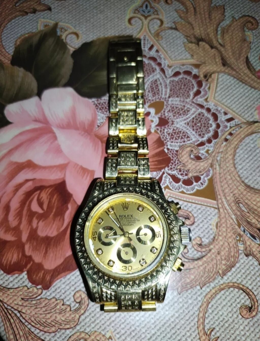 Классические часы часы, Rolex, Золото, Президентские, Мужские, Б/у — фото 2