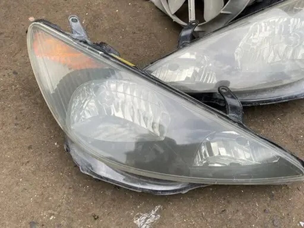 Комплект передних фар Toyota 2001 г., Б/у, Оригинал, Япония: фото 4