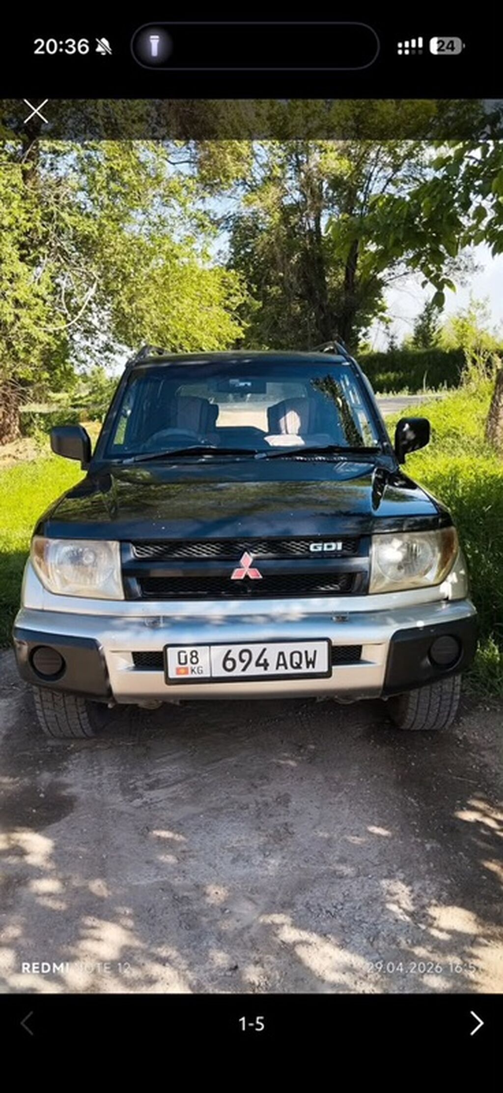 Mitsubishi Pajero iO: 2001 г., 2 л, Автомат, Бензин, Внедорожник: фото 1