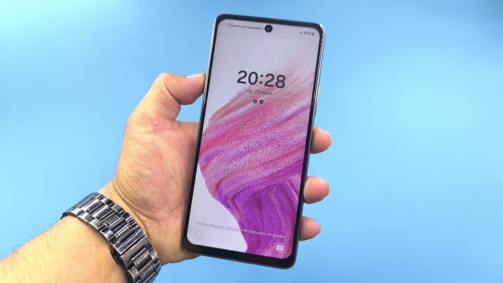 Samsung Galaxy A53 5G, Б/у, 128 ГБ, цвет - Белый, 2 SIM: фото 2