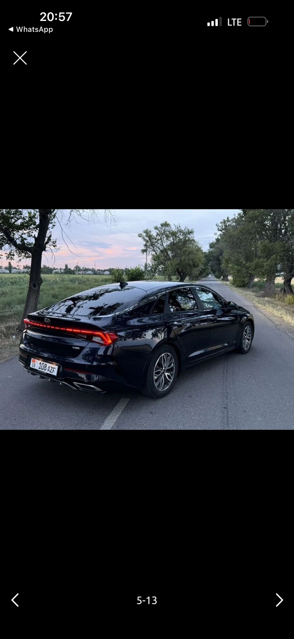 Kia K5: 2020 г., 2 л, Автомат, Гибрид, Седан: фото 4