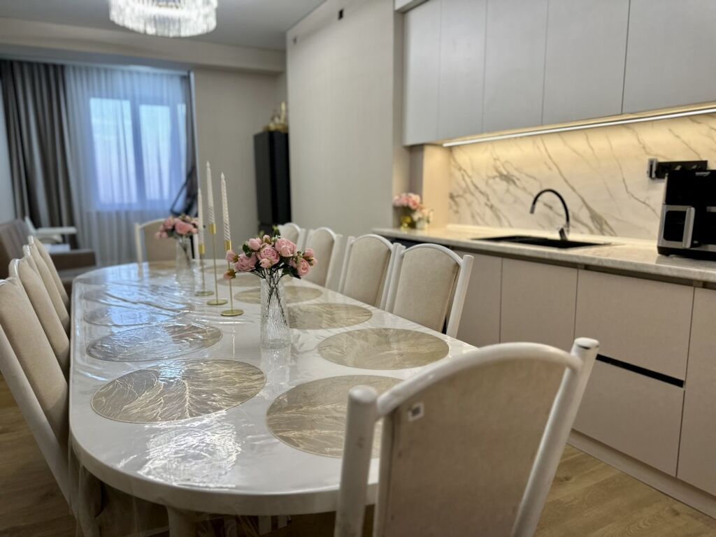 3 комнаты, 83 м², Аламедин-1 мкр Элитка, 6 этаж, Дизайнерский ремонт: фото 6