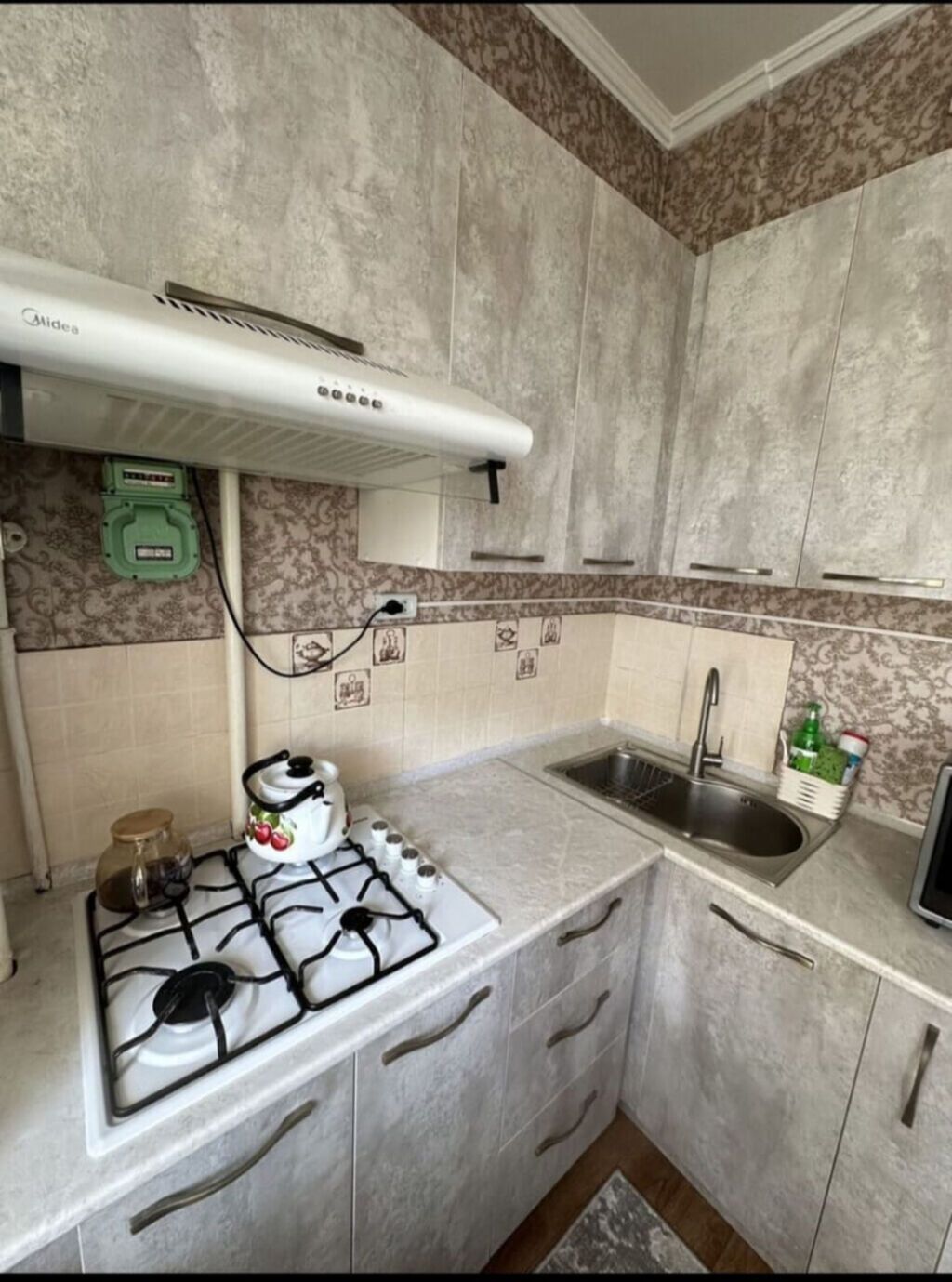 1 комната, 35 м², Аламедин-1 мкр 105 серия, 2 этаж, Косметический ремонт: фото 3