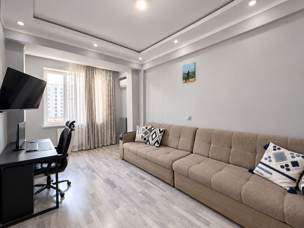 2 комнаты, 50 м², Средний Джал 12 этаж, Евроремонт: фото 4