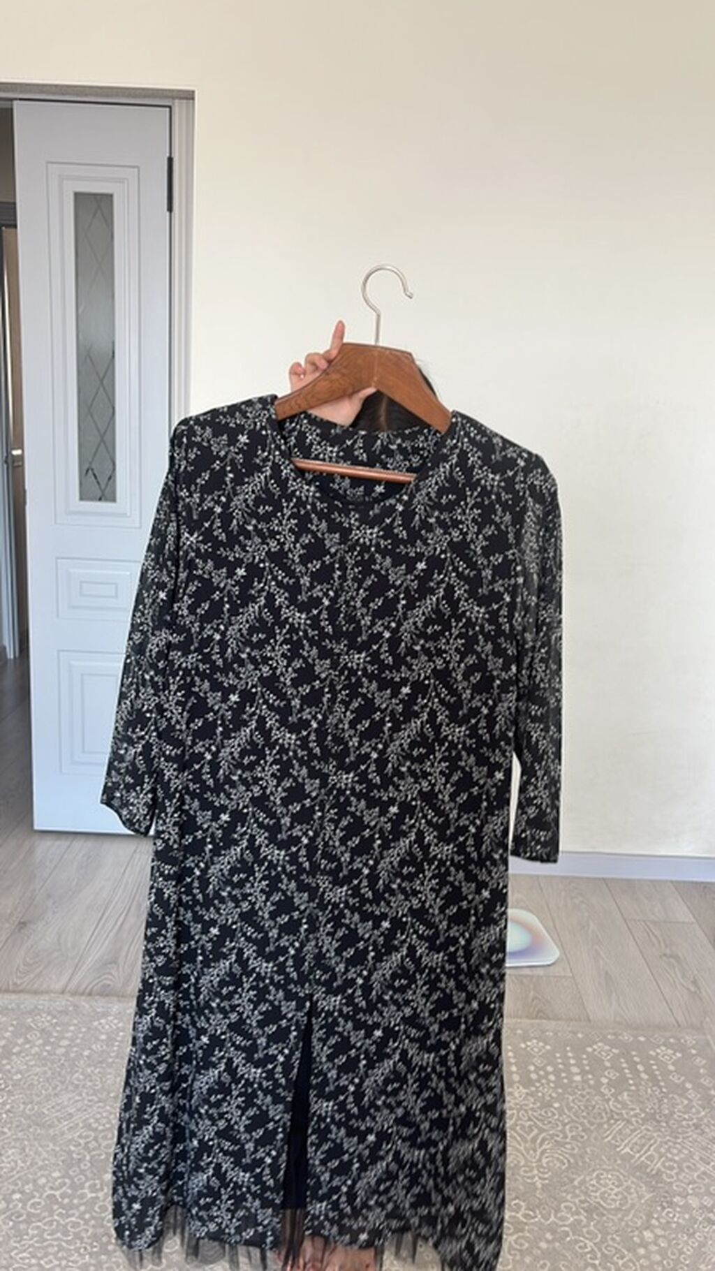 Повседневное платье, Длинная модель, Прямое, 2XL: фото 1