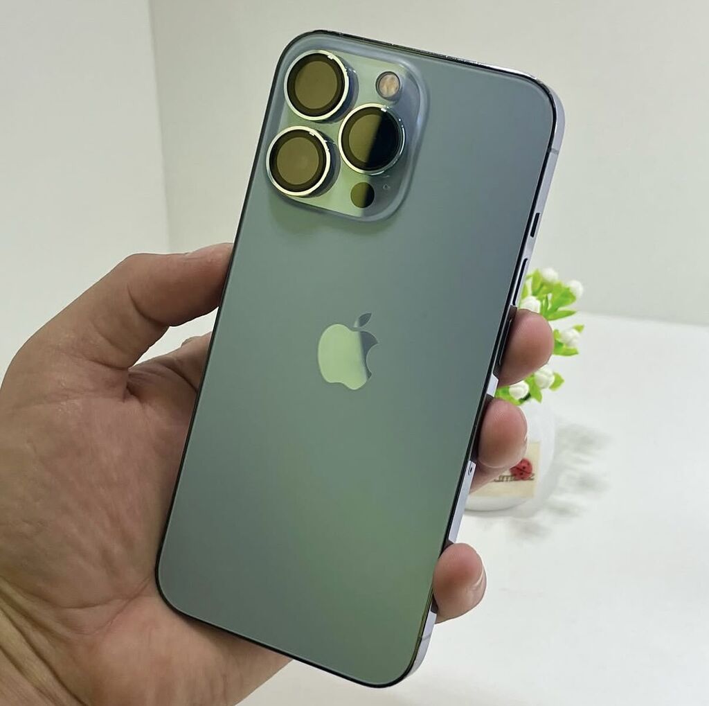 IPhone 13 Pro, Б/у, 512 ГБ, Pacific Blue, Чехол, 93 %: фото 6