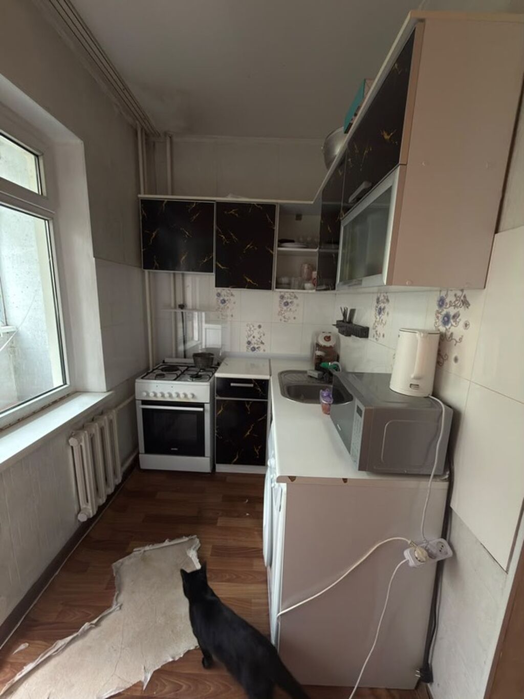 1 комната, 38 м², Тунгуч мкр 106 серия улучшенная, 4 этаж, Требуется ремонт: фото 5