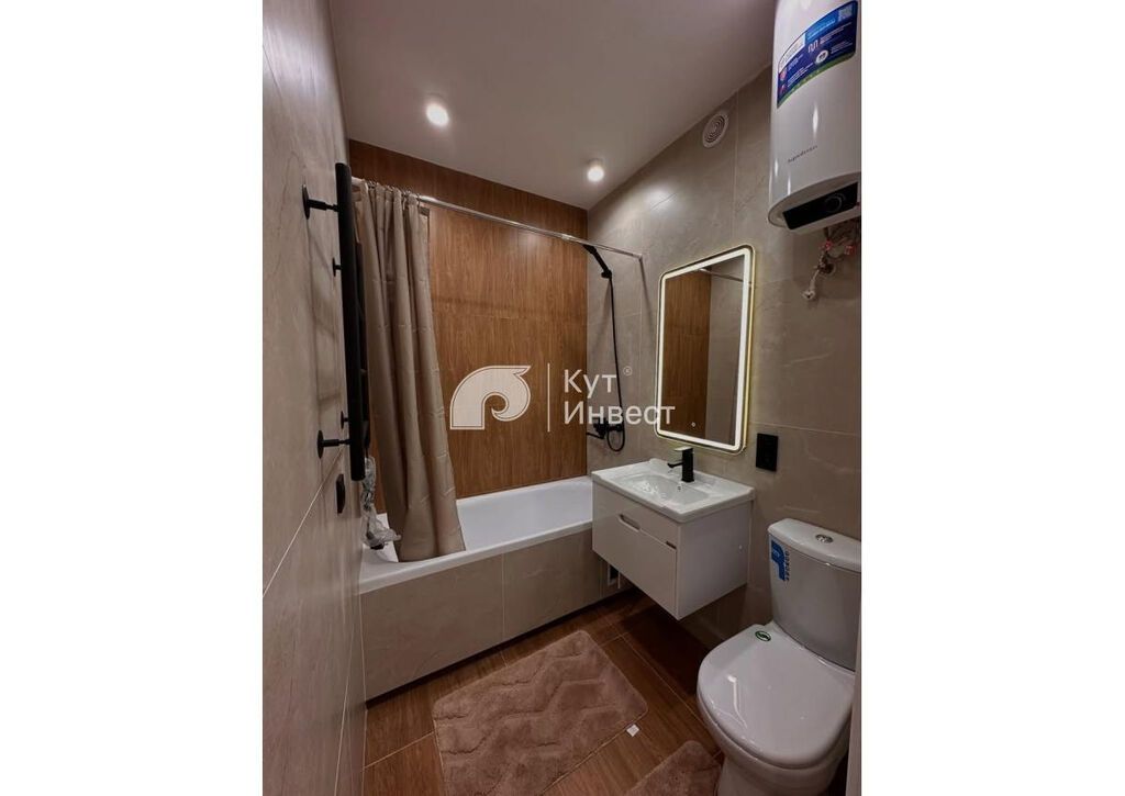 1 комната, 45 м², Кок-Жар мкр 106 серия улучшенная, 6 этаж, Свежий ремонт: фото 3