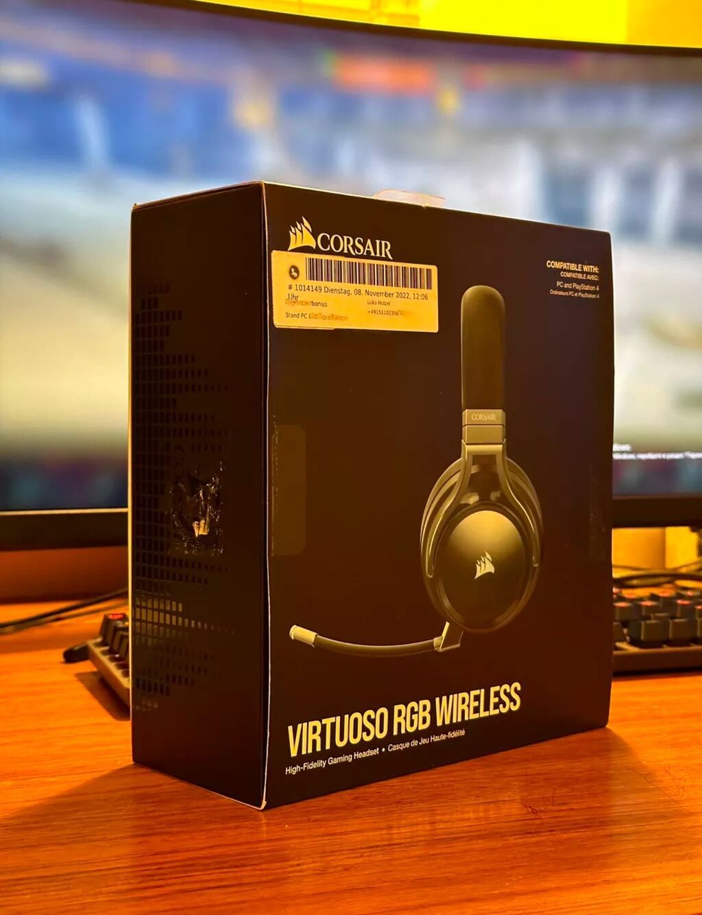Corsair Virtuoso RGB Wireless Профессиональные игровые наушники Без: фото 6