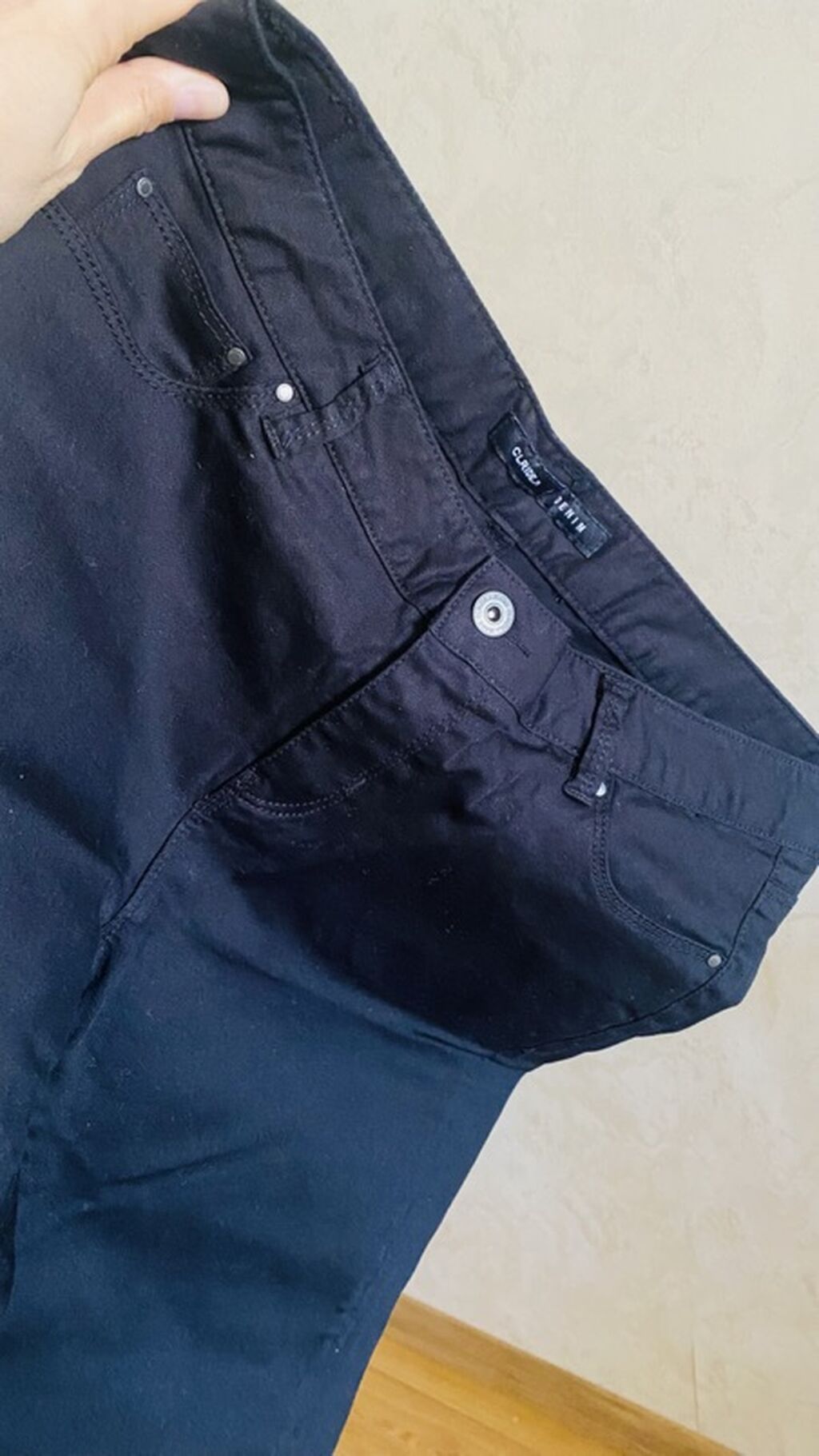 Новые черные джинсовые шорты Classic Denim. - Цвет: глубокий черный -: фото 2