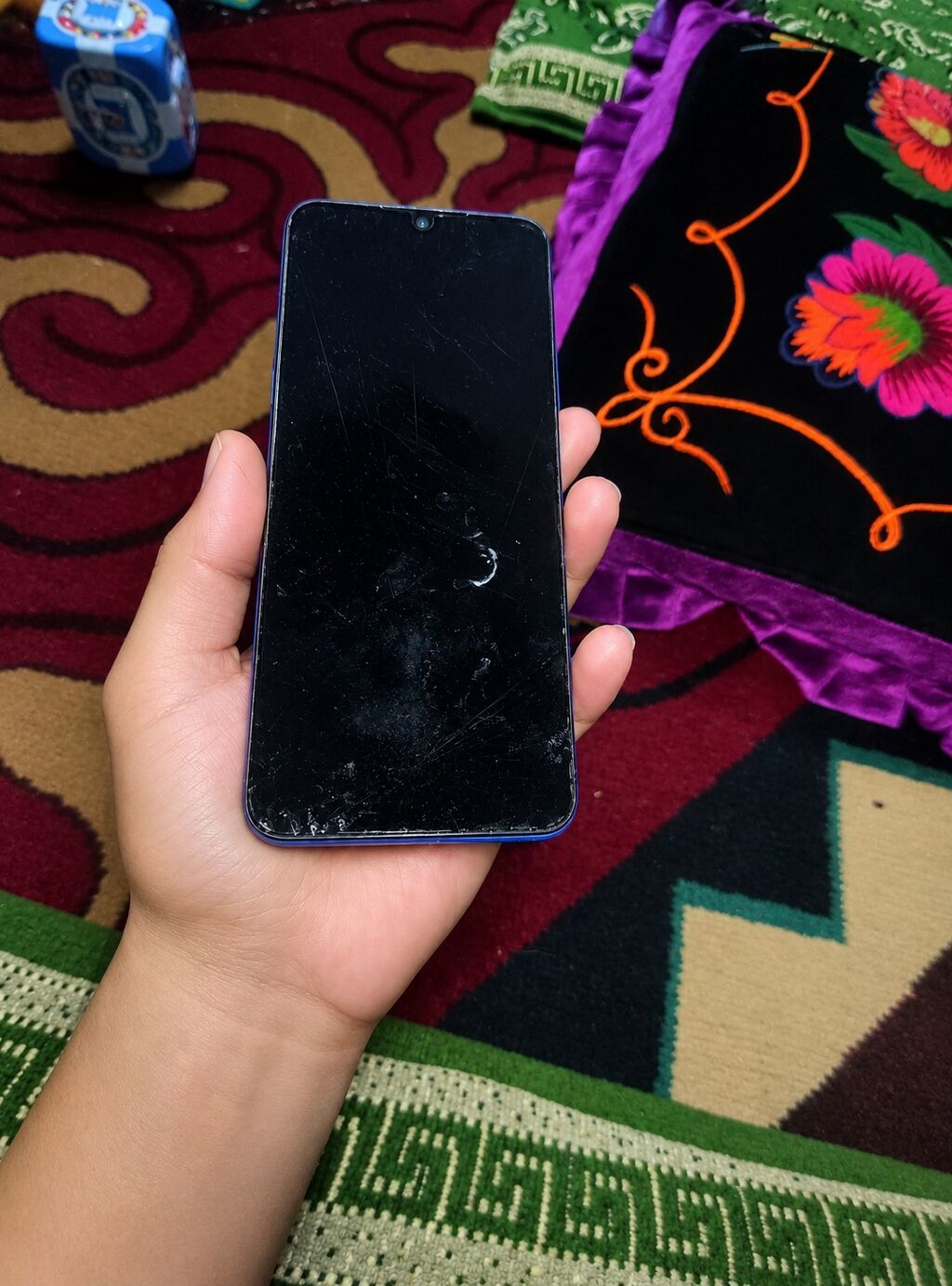 Redmi, Redmi 10C, Б/у, 128 ГБ, цвет - Синий: фото 2