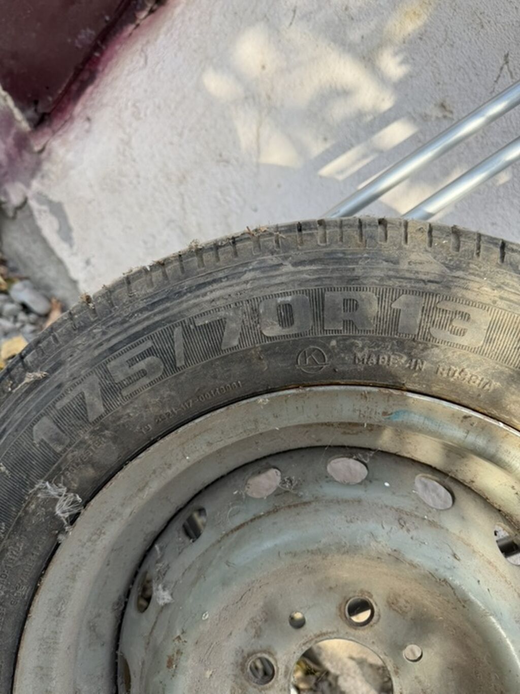 Колеса в сборе 175 / 70 / R 13, Всесезонная, Новый, Запаска, Легковые, Железные, отверстий - 4: фото 2