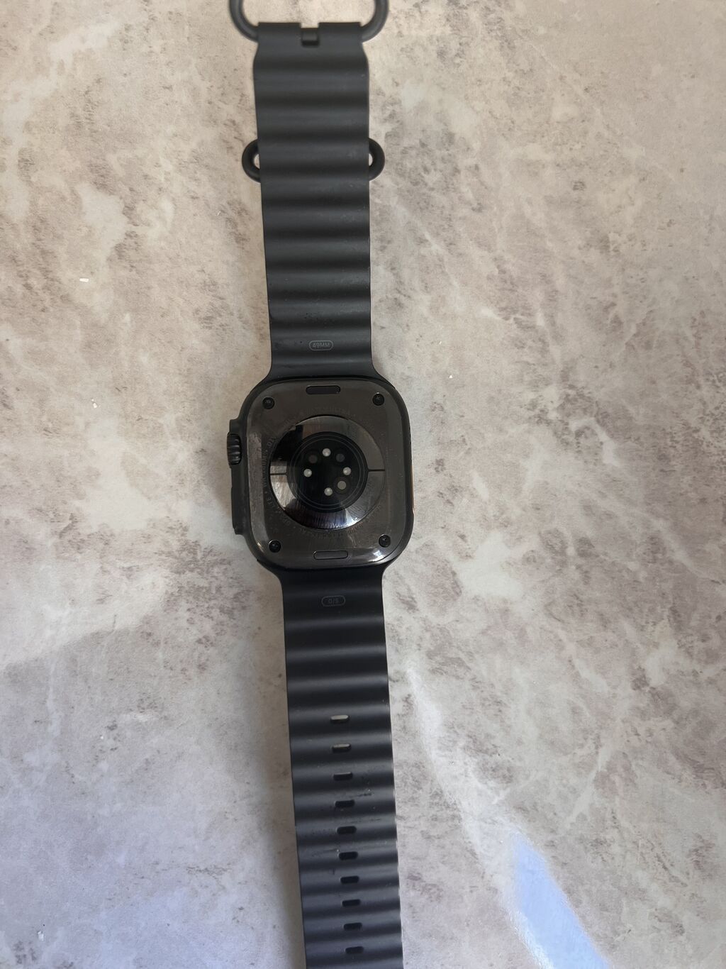 Смарт‑часы Apple Watch (серия Ultra‑стиля) с черным ремешком Ocean: фото 4