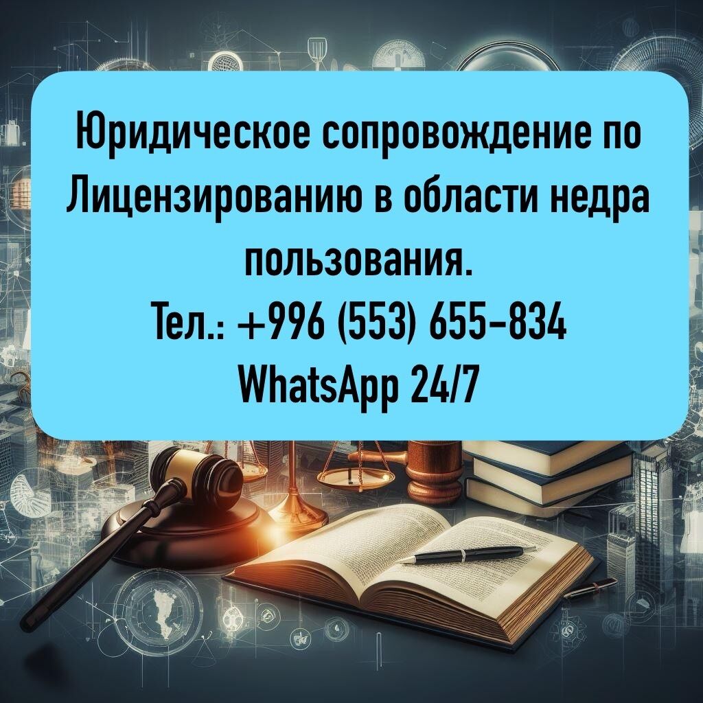 Юридическое сопровождение по Лицензированию в области: Договорная ᐈ  Юридические услуги | Бишкек | 38355267 ➤ lalafo.kg