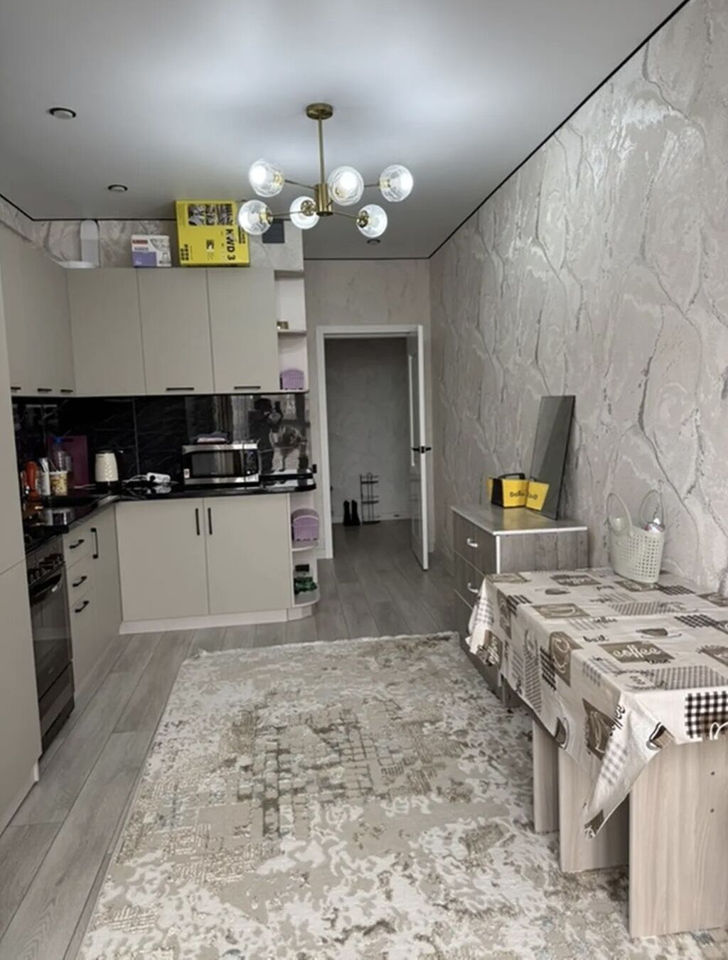 1 комната, 46 м², Джал мкр (в т.ч. Верхний, Нижний, Средний) Элитка, 4 этаж, Евроремонт: фото 3