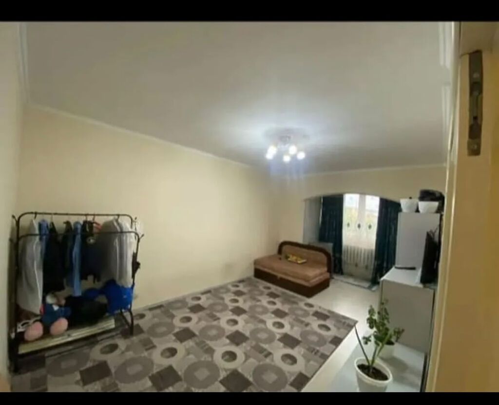 1 комната, 44 м², ул. Калык Акиева 106 серия, 7 этаж, Косметический ремонт: фото 1
