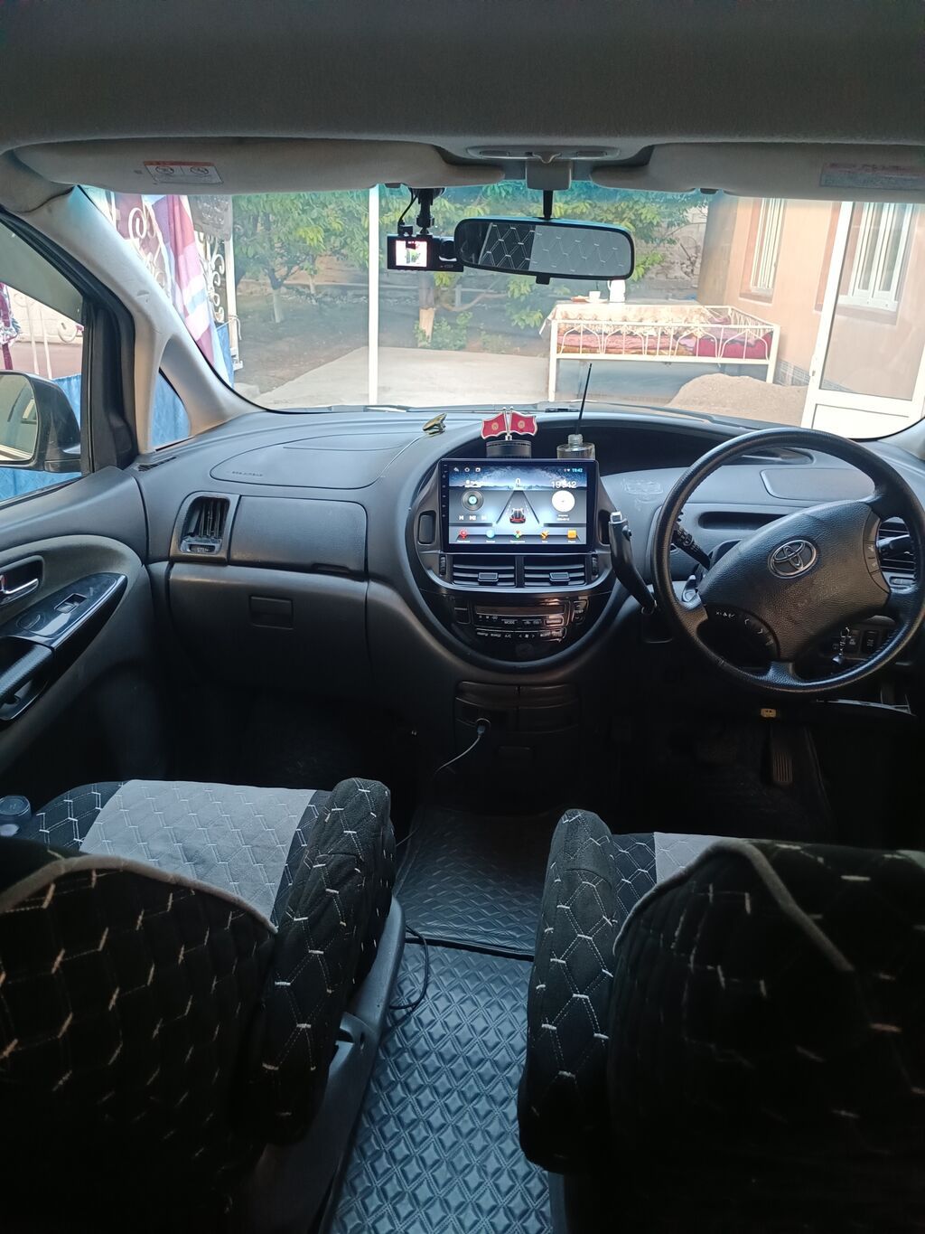 Toyota Estima: 2003 г., 2.4 л, Вариатор, Газ, Минивэн: фото 8