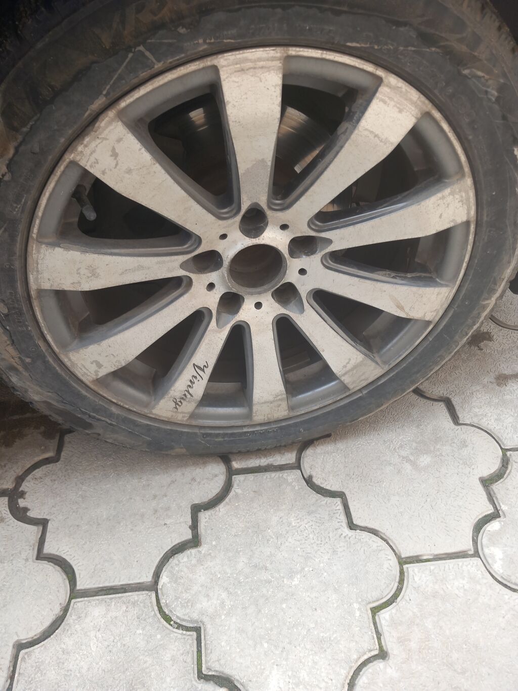 Литые диски R17 BMW, комплект, 5 отверстий, б/у: фото 3