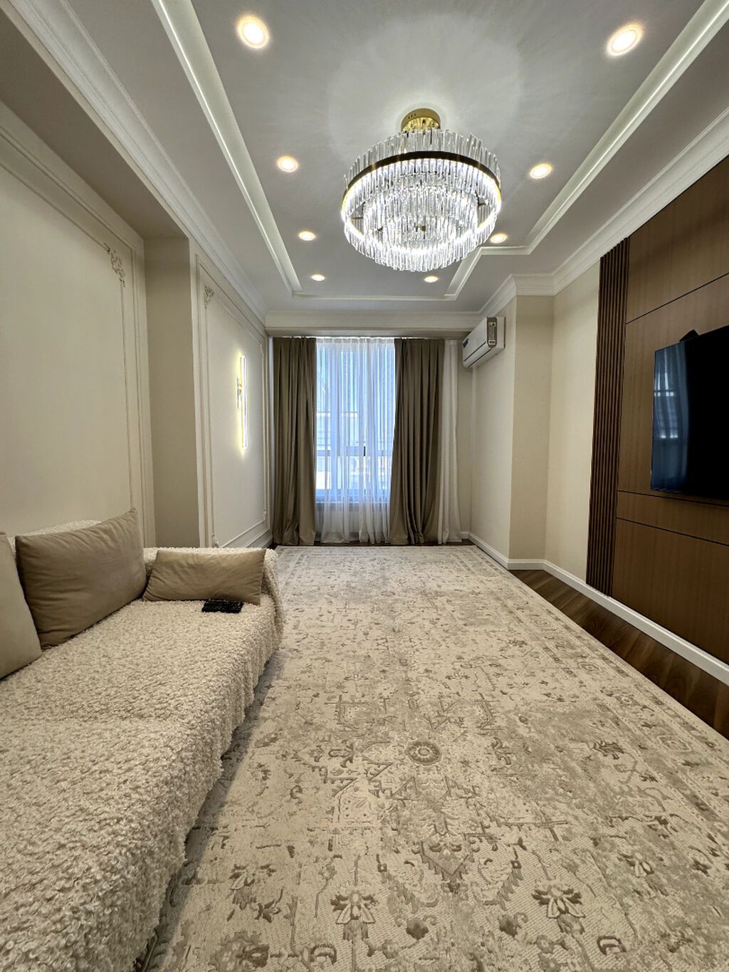 3 комнаты, 112 м², Асанбай мкр 14 этаж, Дизайнерский ремонт: фото 5