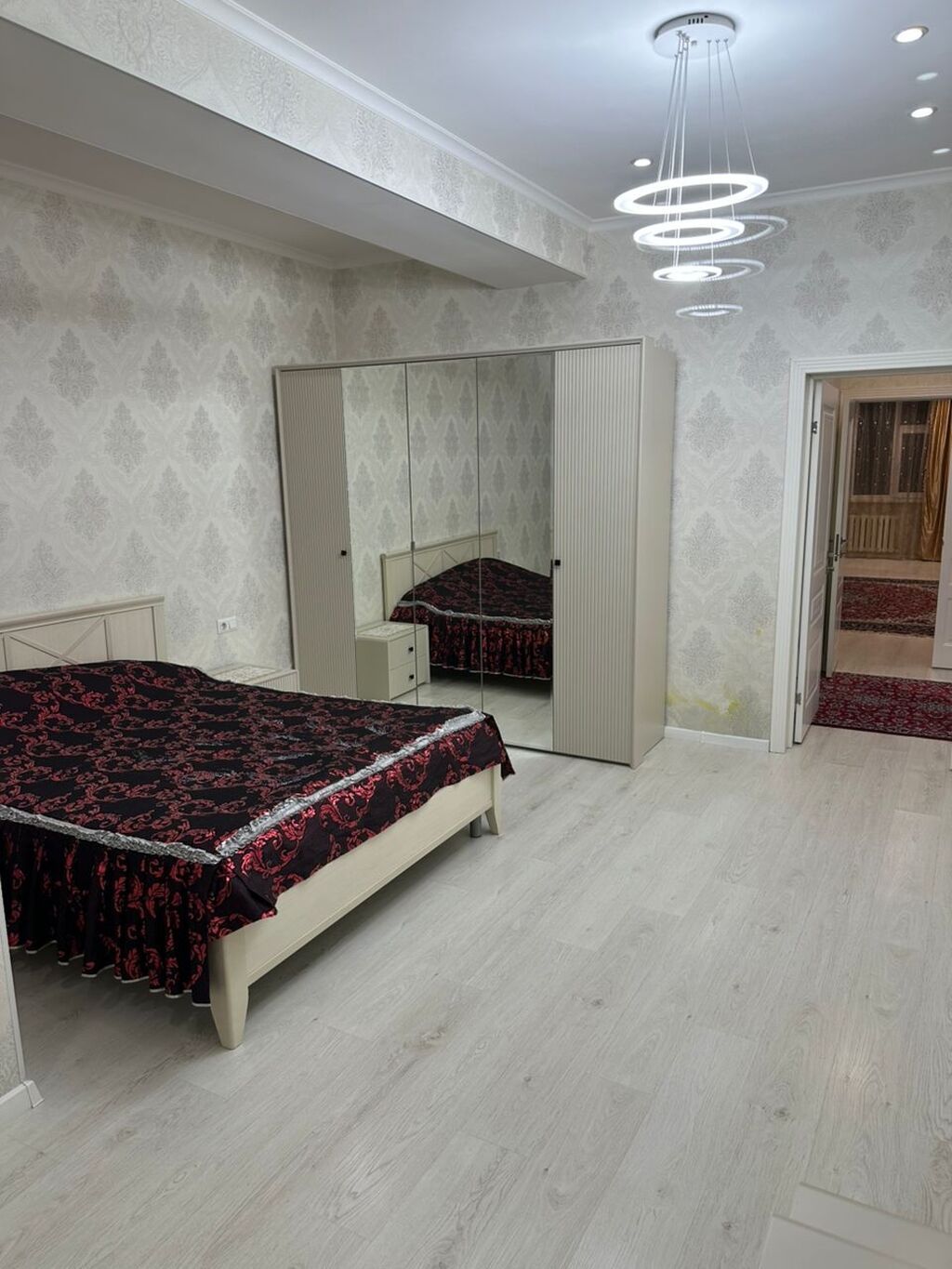 1 комната, Бишкек Парк ТРЦ, Душевая кабина, Постельное белье, Кондиционер, фото 9