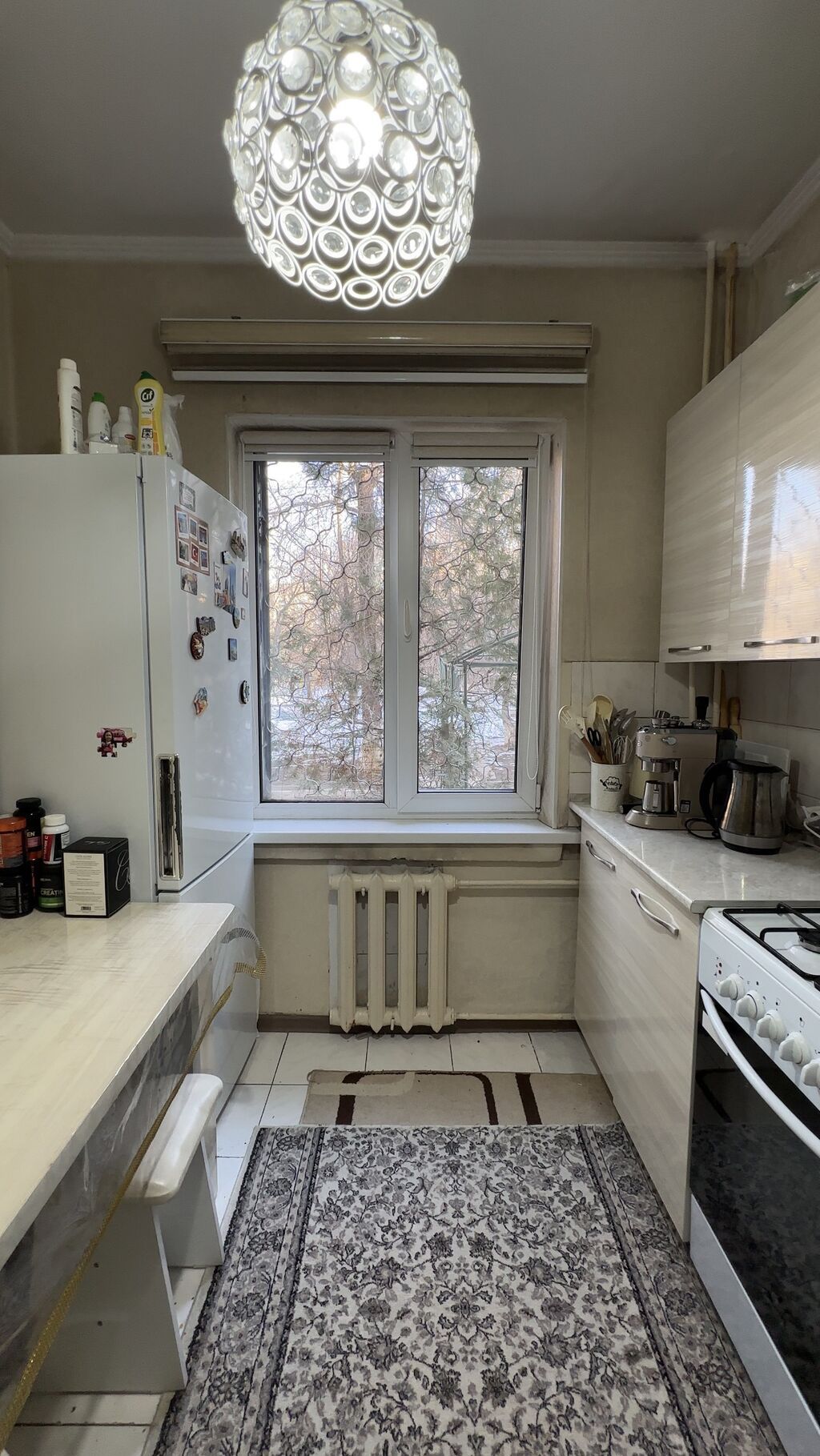 3 комнаты, 63 м², Аламедин-1 мкр 105 серия, 1 этаж, Евроремонт: фото 2