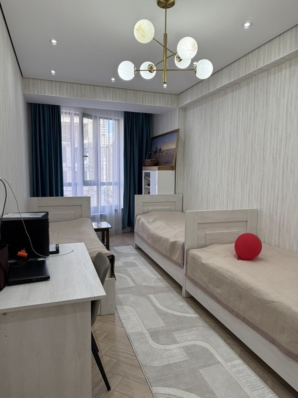 3 комнаты, 109 м², Асанбай мкр Элитка, 6 этаж, Дизайнерский ремонт: фото 5