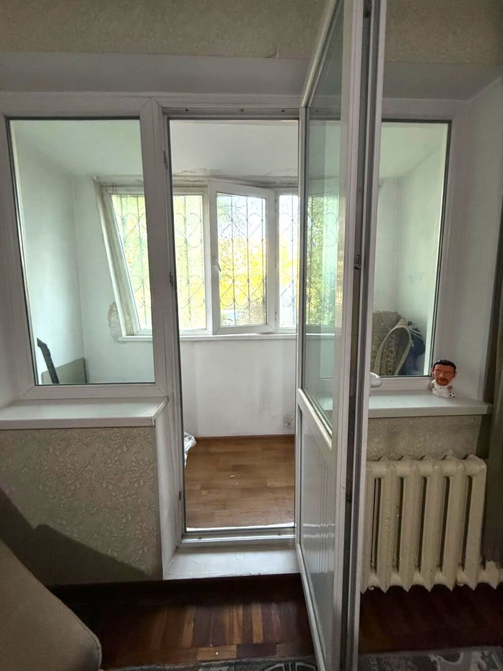2 комнаты, 46 м², ул. Боконбаева / Гоголя 104 серия, 1 этаж, Старый ремонт: фото 8