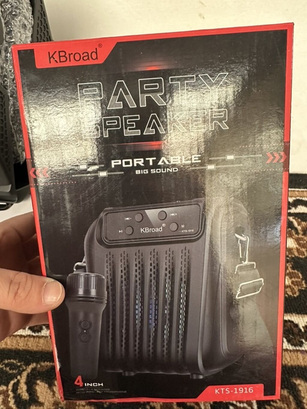Портативная акустическая система Kbroad KTS-1916 (Party Speaker) -: фото 2