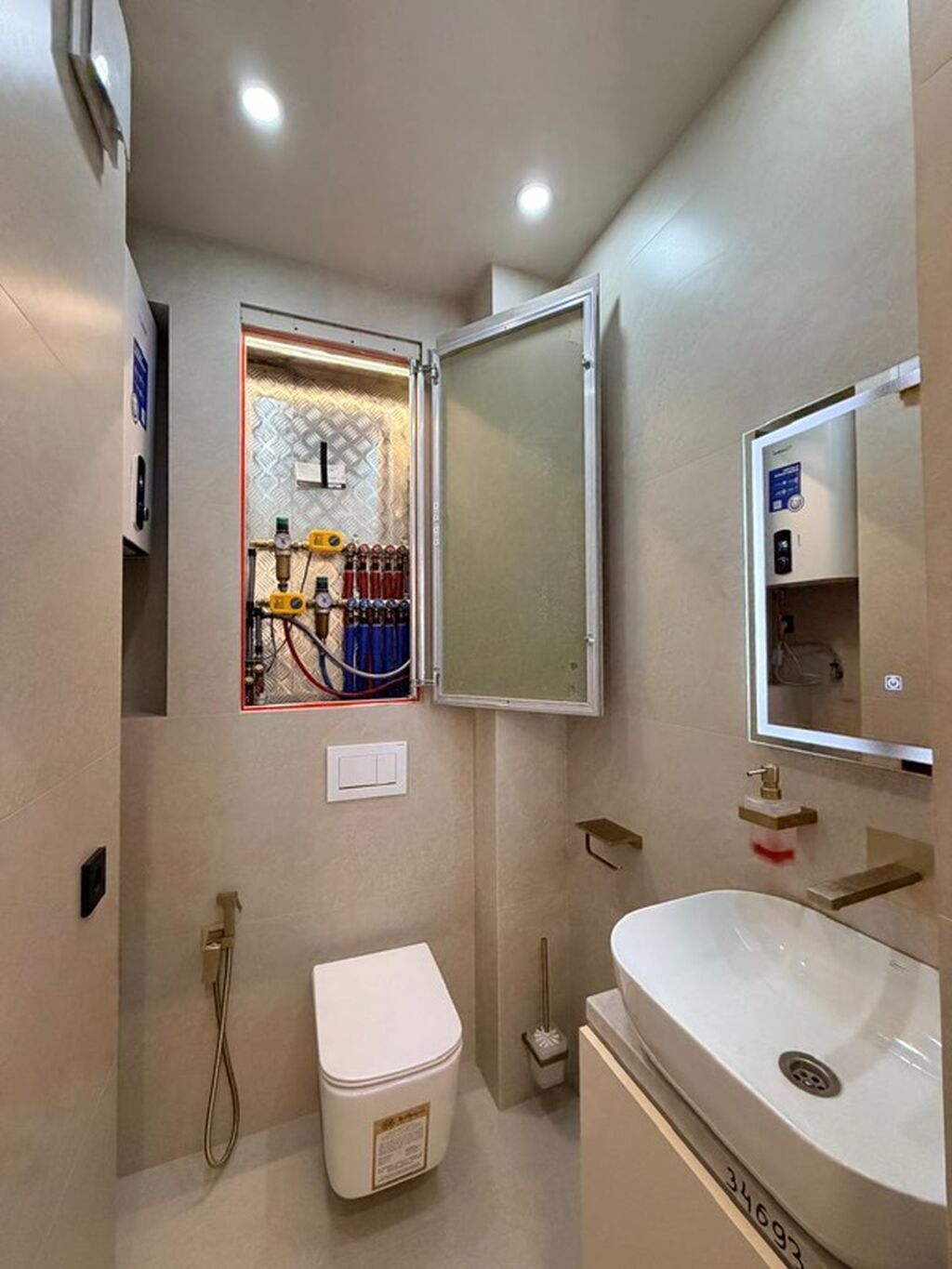 2 комнаты, 66 м², Технопарк Элитка, 7 этаж, Евроремонт: фото 6