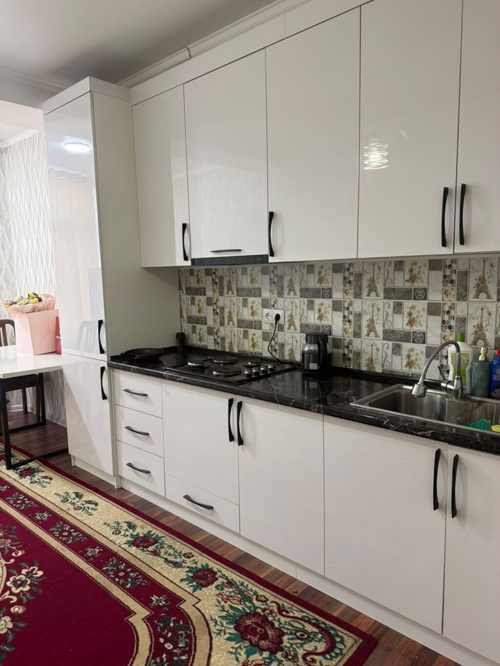 2 комнаты, 77 м², 8 мкр Элитка, 11 этаж, Свежий ремонт: фото 3
