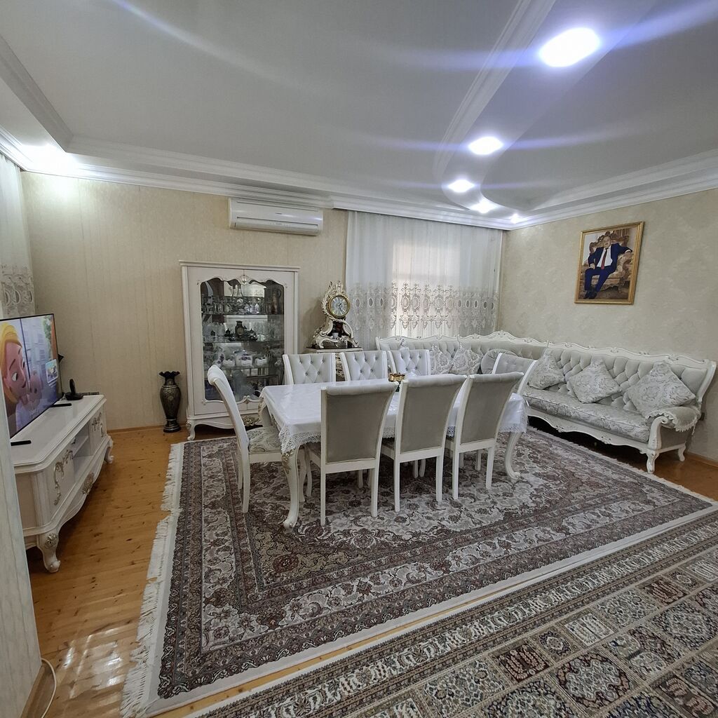 4 otaqlı, 130 kv. m, Yeni təmirli