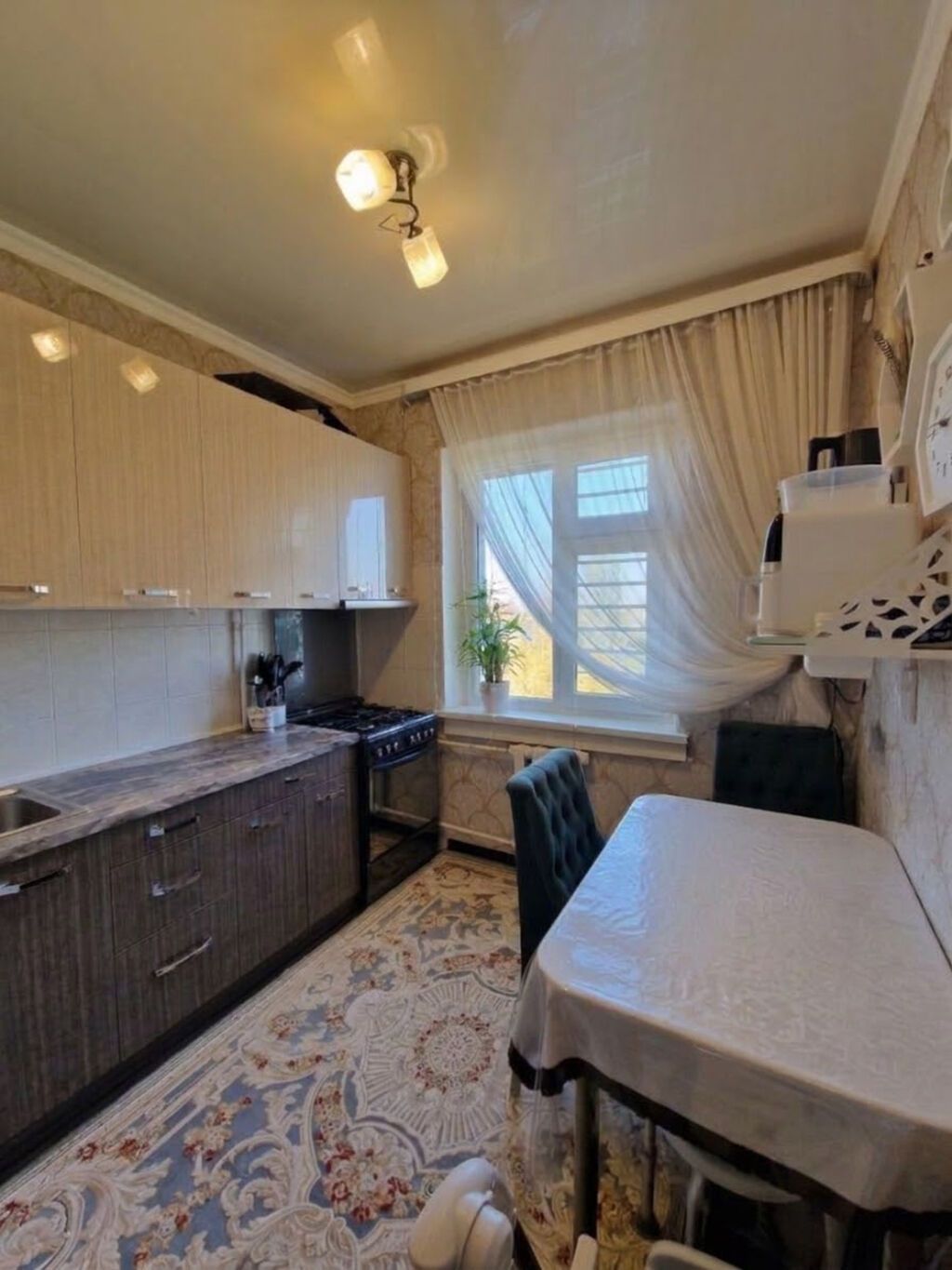 3 комнаты, 60 м², Асанбай мкр 105 серия, 5 этаж, Косметический ремонт: фото 3