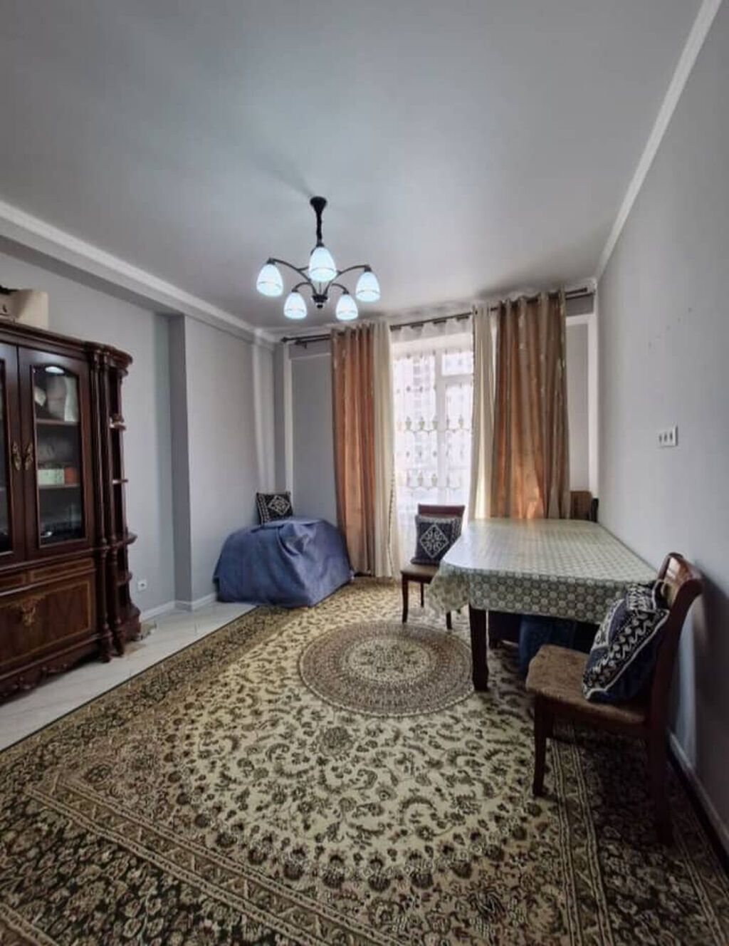 2 комнаты, 58 м², Асанбай мкр 2 этаж, Свежий ремонт: фото 1