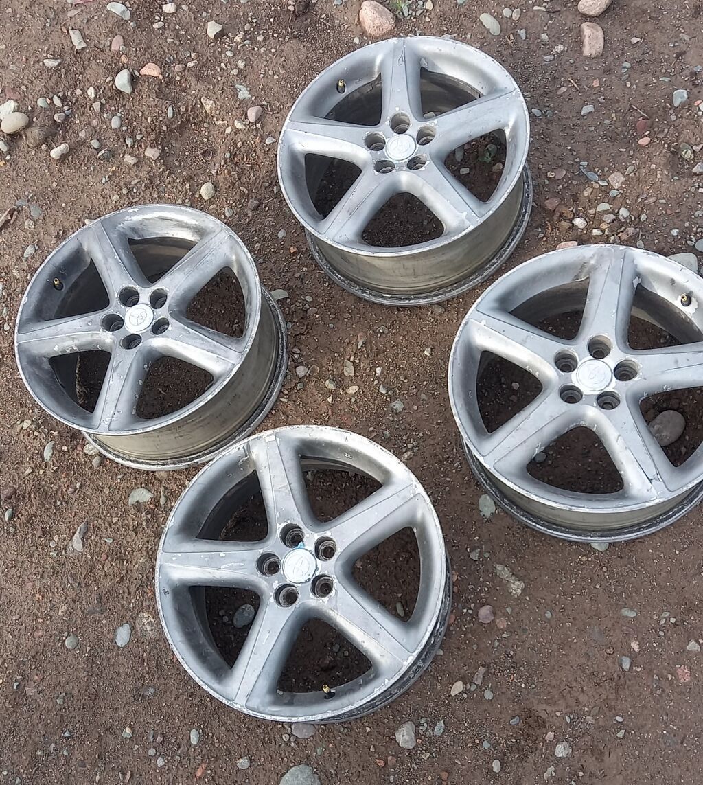 Литые Диски R 17 Toyota, Комплект, отверстий - 5, Б/у: фото 2