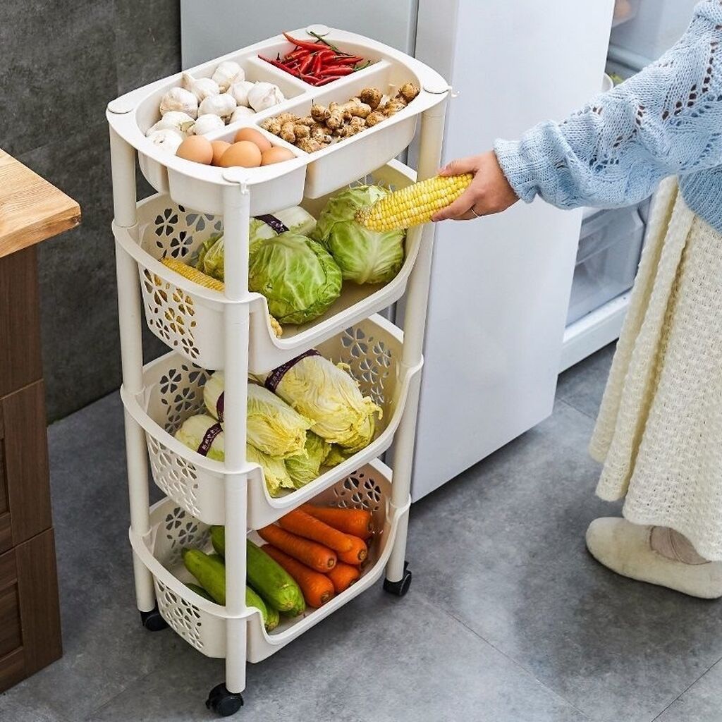 шкаф для хранения овощей и фруктов для дома