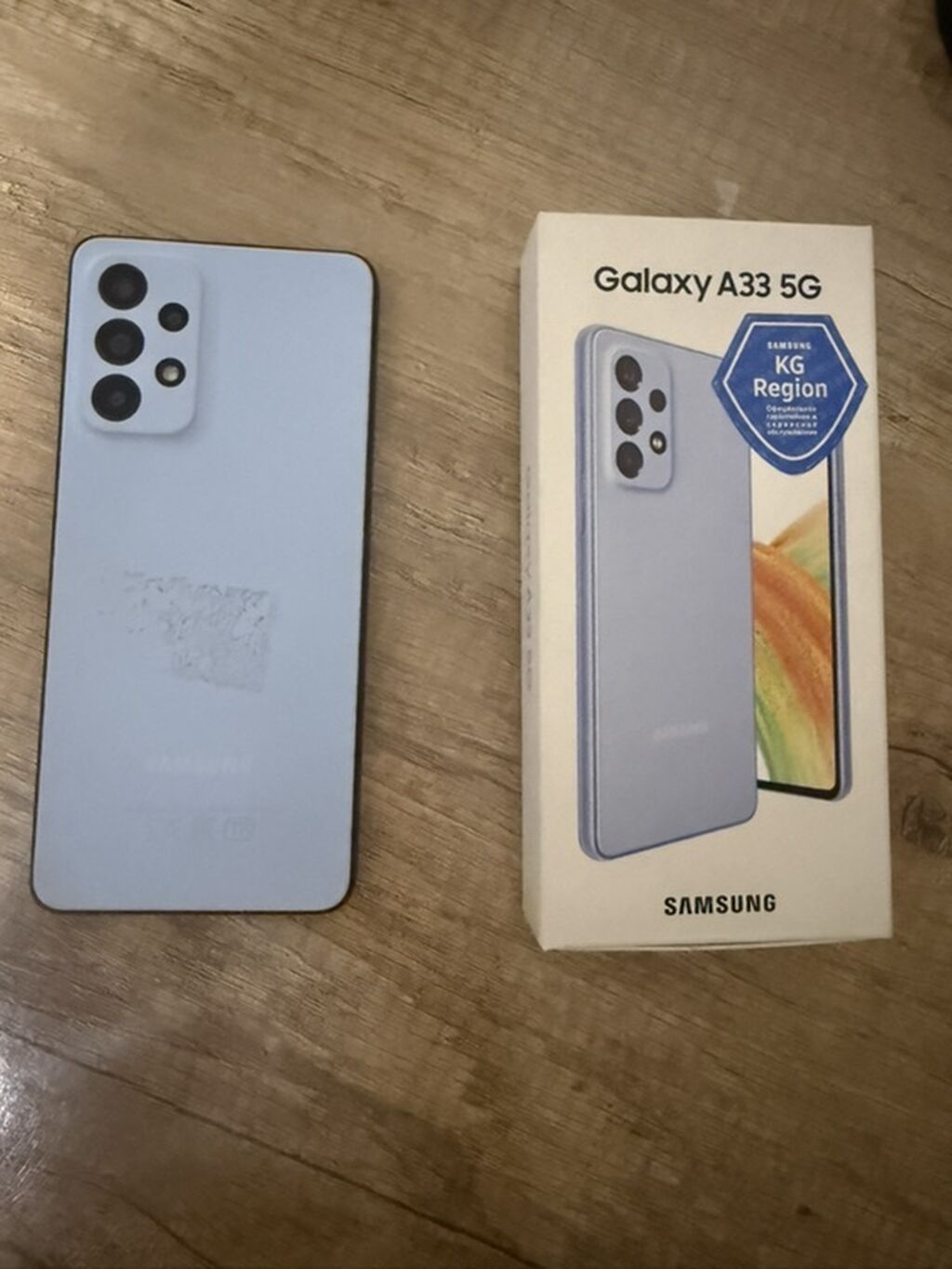 Samsung Galaxy A33 5G, Б/у, 128 ГБ, цвет - Голубой, 2 SIM: фото 2