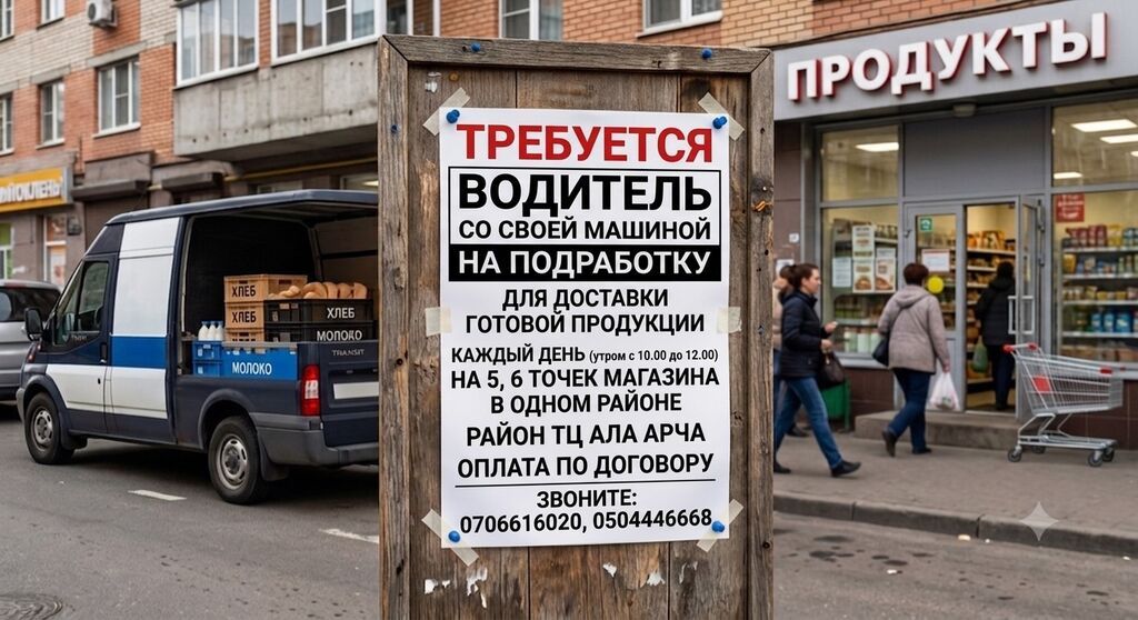 Водитель-курьер на подработку с личным авто: фото 2