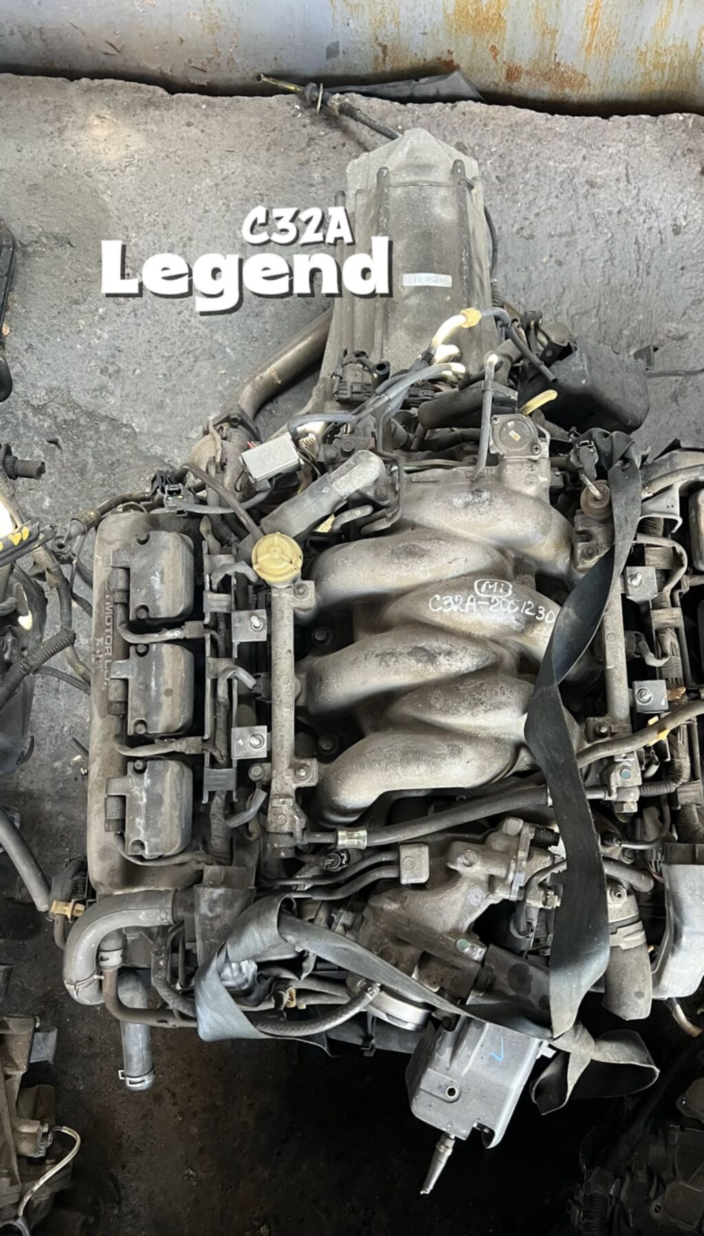 Бензиновый мотор Honda 1996 г., 3.2 л, Б/у, Оригинал, Япония: фото 2