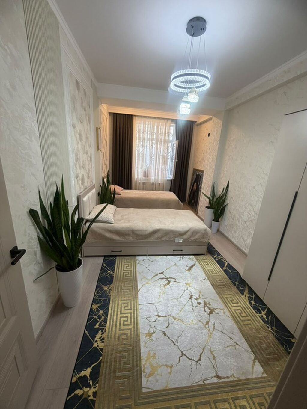 3 комнаты, 80 м², Аламедин-1 мкр Элитка, 1 этаж, Дизайнерский ремонт: фото 6