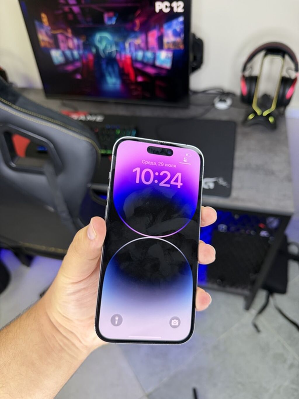 IPhone 14 Pro, Б/у, 256 ГБ, Deep Purple: фото 5