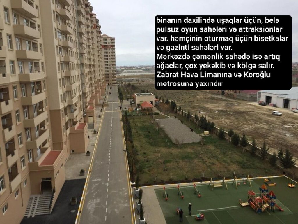 Məmmədli, 3 otaqlı, Yeni tikili, m. Koroğlu, 86 kv. m