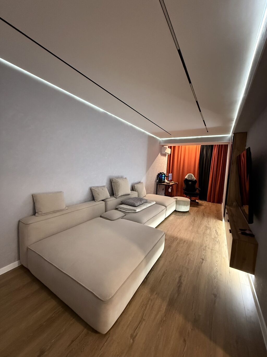 2 комнаты, 61 м², Кок-Жар мкр 9 этаж, Дизайнерский ремонт: фото 2