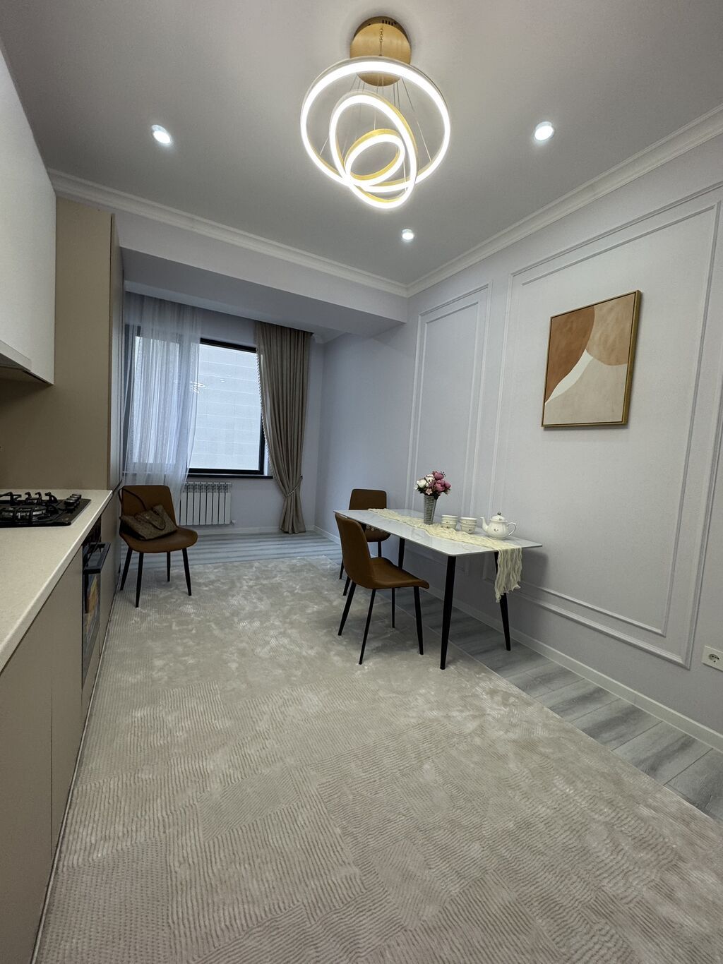 1 комната, 53 м², Асанбай мкр Элитка, 7 этаж, Дизайнерский ремонт: фото 2