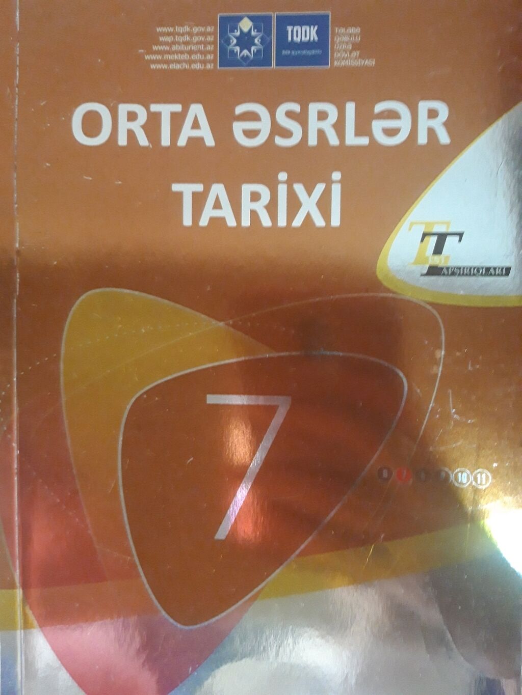 7 ci sinif tarix testləri