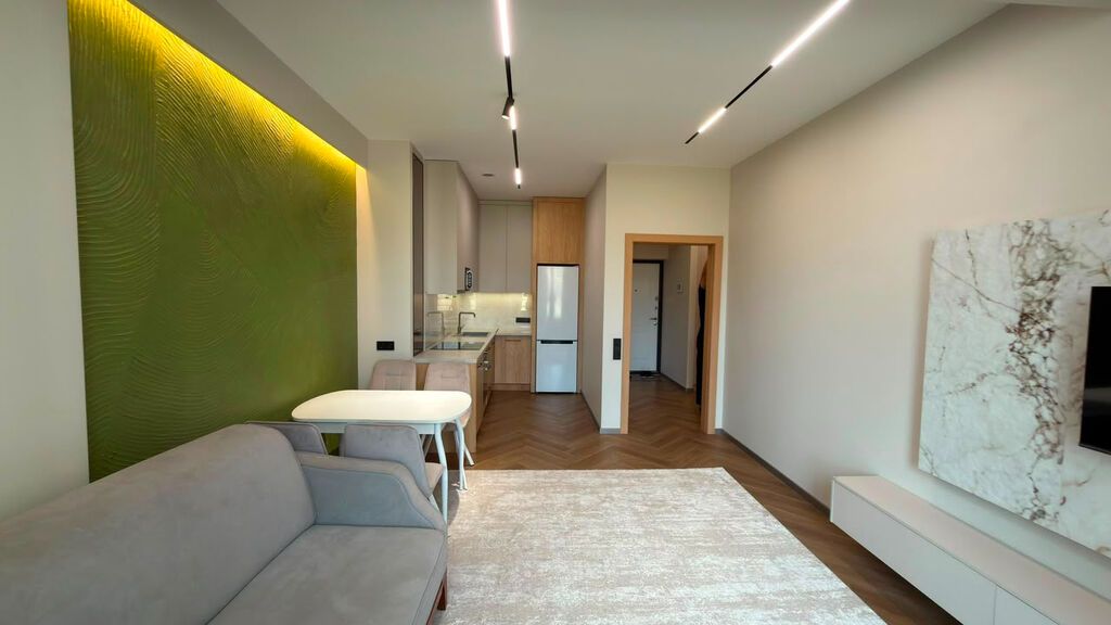 1 комната, 46 м², Асанбай мкр Элитка, 10 этаж, Дизайнерский ремонт: фото 4